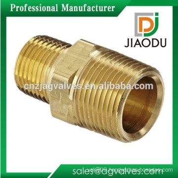 Brass Threaded Reducer Hex Nipple For Pipe Fitting